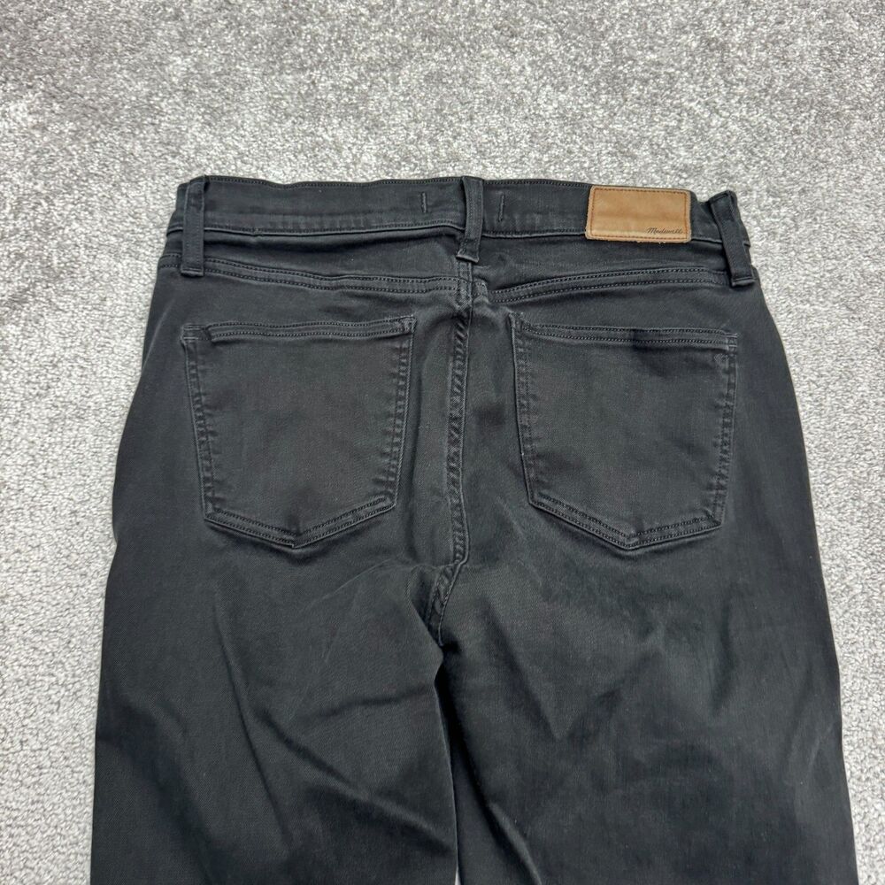 Madewell 10" High Riser Skinny Ankle Denim Jeans Women 29 Black Stretch Slim Fit - Picture 16 of 16